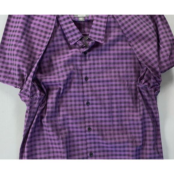 Kenneth Cole Reaction Super Slim Fit Long Sleeve Button Front Sport Shirt. L NWT - Picture 5 of 7